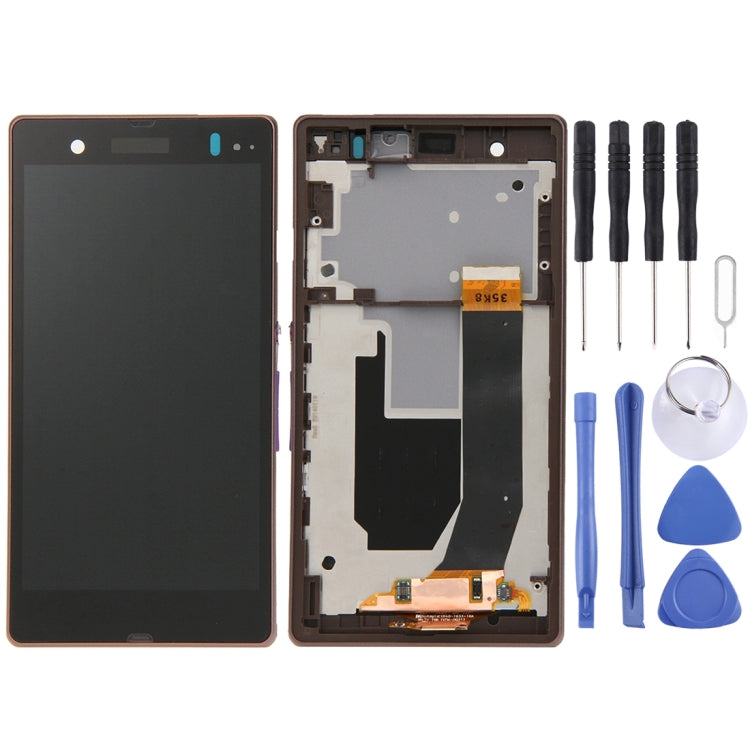LCD Display + Touch Panel with Frame for Sony Xperia Z / L36H / C6603 / C6602