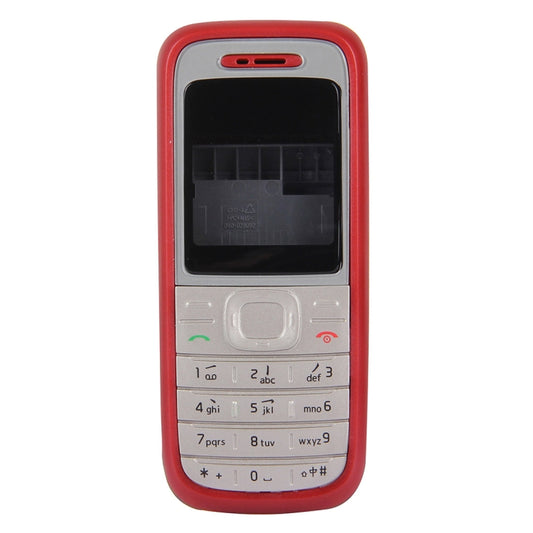 Full Housing Cover (Front Cover + Middle Frame Bezel + Battery Back Cover) for Nokia 1200 / 1208 / 1209, For Nokia 1200