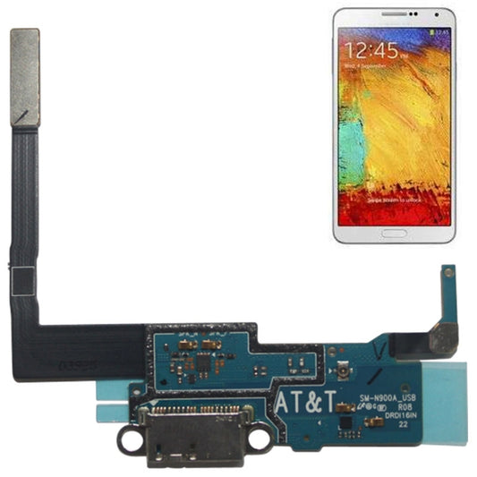 For Galaxy Note III / N900A Original Tail Plug Flex Cable, For Samsung Galaxy Note 3 / N900A