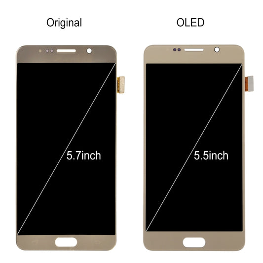 5.7 inch Original LCD Screen and Digitizer Full Assembly for Galaxy Note 5 / N9200, N920I, N920G, N920G/DS, N920T, N920A
