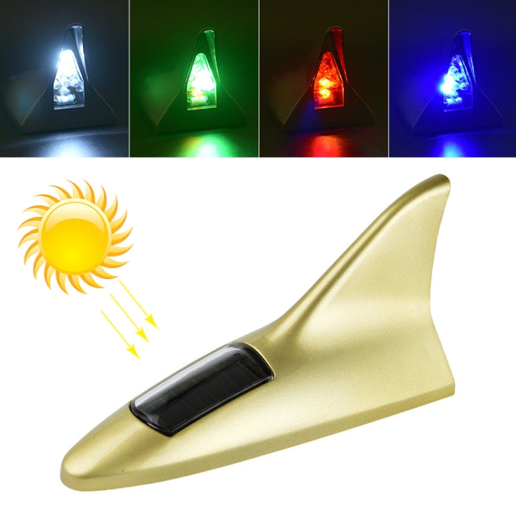 Solar Shark Fin High-positioned Alarm Light, Red, Gold, Blue, Gray
