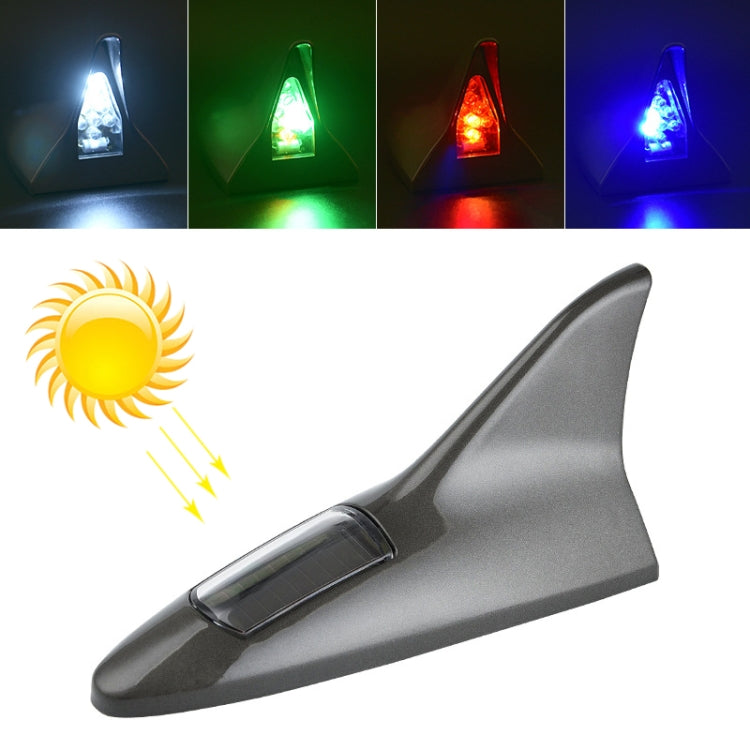 Solar Shark Fin High-positioned Alarm Light, Red, Gold, Blue, Gray