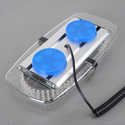 25W 240 LED Vehicle Roof Top Emergency Hazard Warning Strobe Light, Blue Light, YL-112A Blue Light