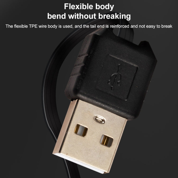 USB Retractable Data & Charger Cable for Motorola V3 / Mobile Phone / MP3 / MP4 / Digital Camera / GPS, Length: 10cm (Can be Extended to 80cm), Black, USB 2.0 to Mini 5 Pin, USB 1.1 to Mini 5 Pin