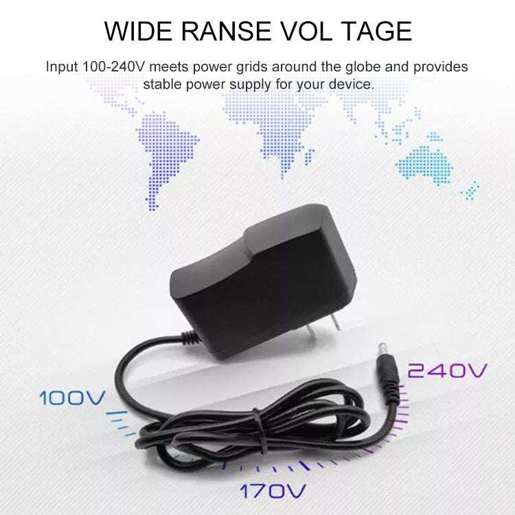 DC 2.5mm Jack AC Travel Charger for Tablet PC, Output: DC 5V / 2A
