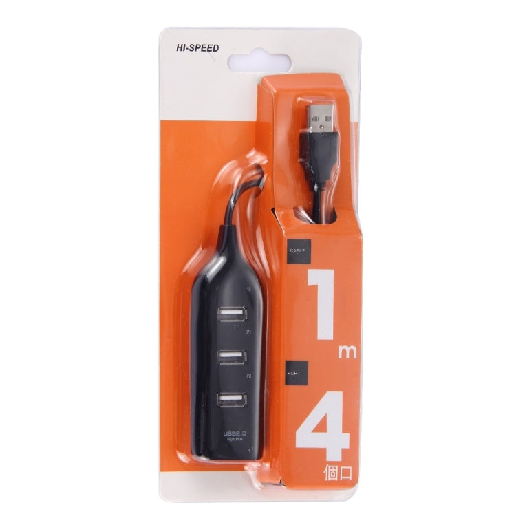 4 Ports USB 2.0 HUB, Cable Length: 30cm