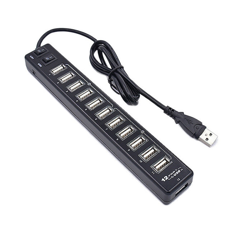 12-Port USB 2.0 HUB,Suitable for Notebook / Netbook