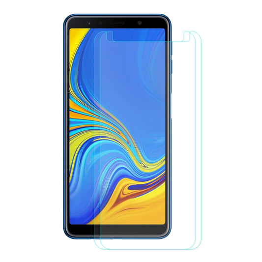 2x Film en Verre Trempé ENKAY Hat-prince 0.26mm 9H 2.5D Bords Incurvés pour Galaxy A7 2018, Galaxy A7 2018 (2 pièces)