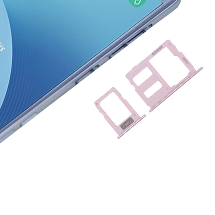 Tiroir carte SIM + Tiroir carte Micro SD pour Galaxy J3 (2017) SIM Simple / J330 & J5 (2017) SIM Simple / J530 & J7 (2017) SIM Simple / J730, Galaxy J3 (2017) Simple, pour Galaxy J730 Simple, pour Samsung Galaxy J330 & J530 & J730 SIM Simple