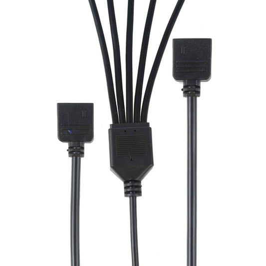3 Pin 5V 1 to 5 Motherboard AURA RGB PC Cooling Extension Cable for Asus, 1 to 5