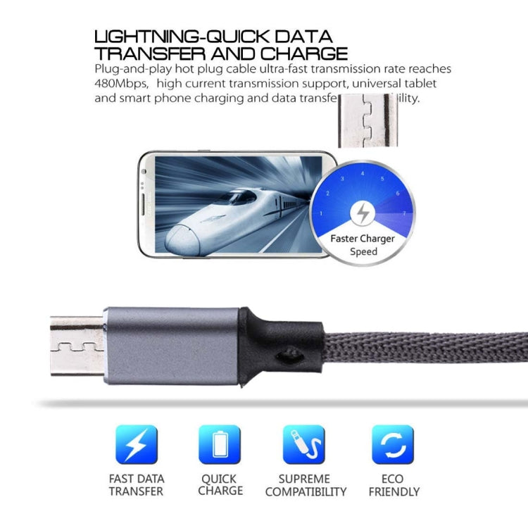 For Samsung, Huawei, Xiaomi, HTC, LG, Sony, Lenovo and other Smartphones, Micro USB Grey, Micro USB Blue, Micro USB Red, Micro USB White, Micro USB Black, Micro USB Pink