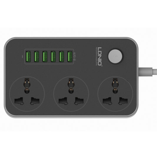 Multiprise multifonction LDNIO SC3604 avec 6 ports USB pour voyage, maison et bureau, longueur du câble : 2 m, prise américaine, SAS8611AUK, SAS8611AUS, SAS8611BUK, SAS8611BUS, SAS8611EU