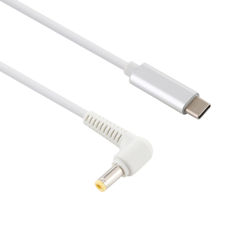 USB-C / Type-C to 5.5 x 2.5mm Laptop Power Charging Cable, Cable Length: about 1.5m, Type-C to 5.5 x 2.5mm(Elbow)