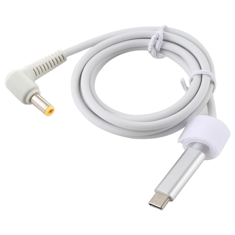 USB-C / Type-C to 5.5 x 2.5mm Laptop Power Charging Cable, Cable Length: about 1.5m, Type-C to 5.5 x 2.5mm(Elbow)