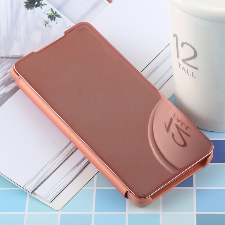 Étui en cuir PU électroplaqué à rabat horizontal miroir pour Galaxy S10, avec support, Pour Galaxy S10