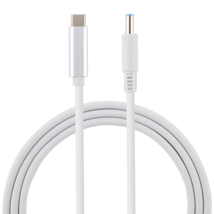 Câble d'alimentation et de charge pour ordinateur portable HP USB-C/Type-C vers 4,5 x 3,0 mm, longueur du câble : environ 1,5 m, Type-C vers 4,5 x 3,0 mm