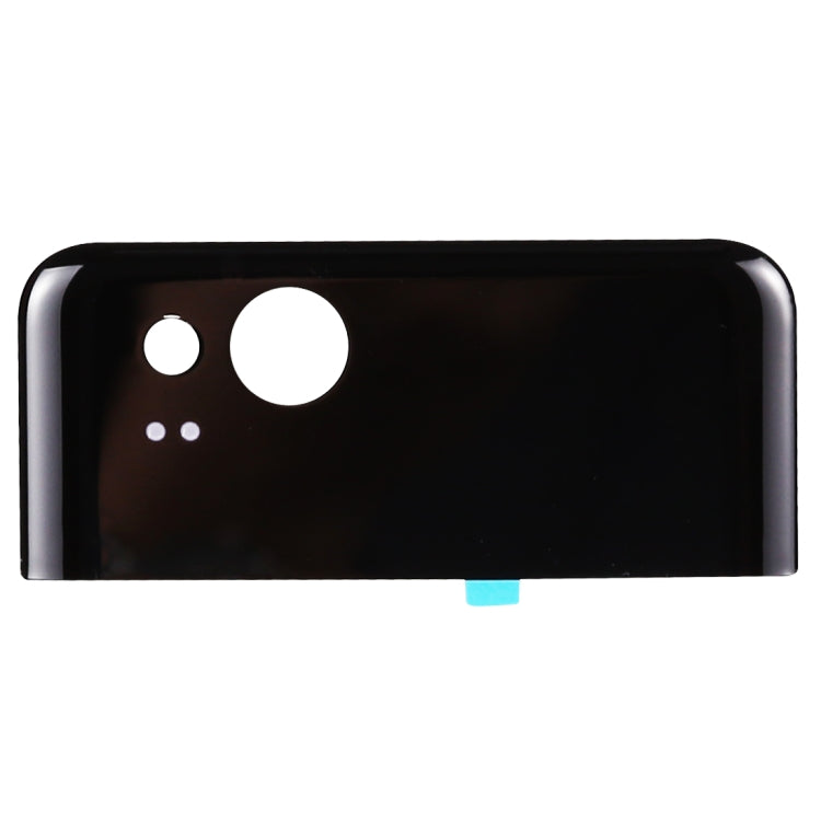 Coque arrière et lentille supérieure en verre pour Google Pixel 2 (noir)