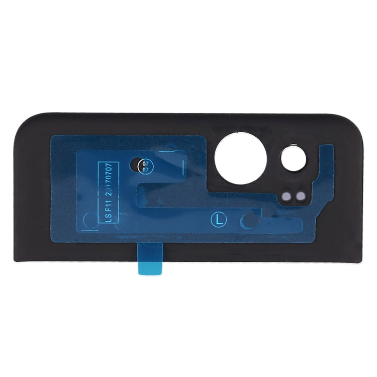 Coque arrière et lentille supérieure en verre pour Google Pixel 2 (noir)