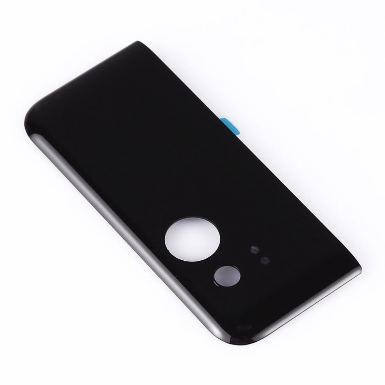 Coque arrière et lentille supérieure en verre pour Google Pixel 2 (noir)