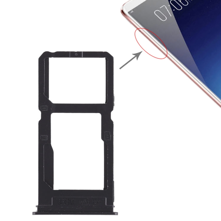 Pour Vivo X20 Plus, tiroir pour carte SIM + tiroir pour carte SIM / tiroir pour carte Micro SD, pour Vivo X20 Plus