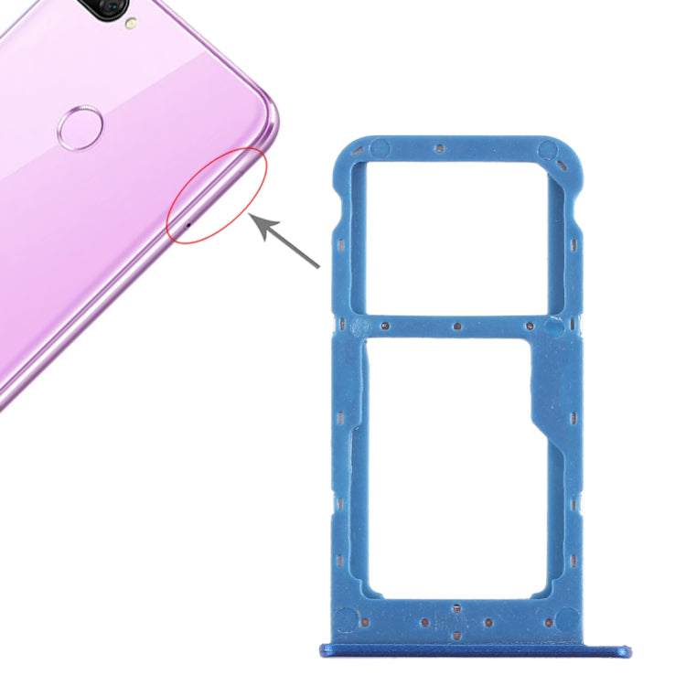 SIM-Kartenhalterung + SIM-Kartenhalterung / Micro-SD-Kartenhalterung für Huawei Honor 9i, Für Huawei Honor 9i
