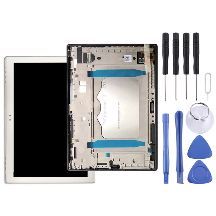 LCD Screen and Digitizer Full Assembly with Frame for Lenovo TAB4 Plus TB-X704 / TB-X704L, For Lenovo Tab4 Plus