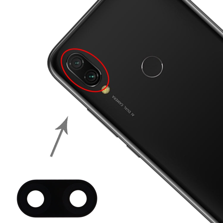 Lot de 10 lentilles de caméra arrière pour Xiaomi Redmi 7