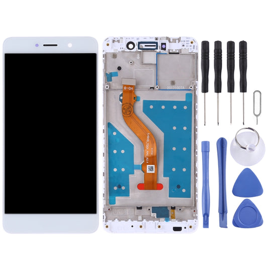 LCD Screen and Digitizer Full Assembly with Frame for Huawei Y7 (2017)