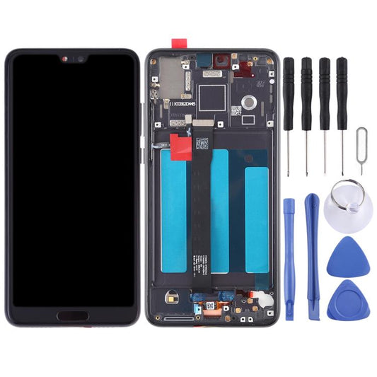 Écran LCD et numériseur complet avec cadre pour Huawei P20, Pour Huawei P20