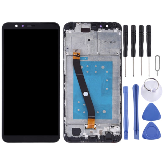 LCD-Bildschirm und Digitizer-Komplettset mit Rahmen für Huawei Honor 7X, Für Huawei Honor 7X