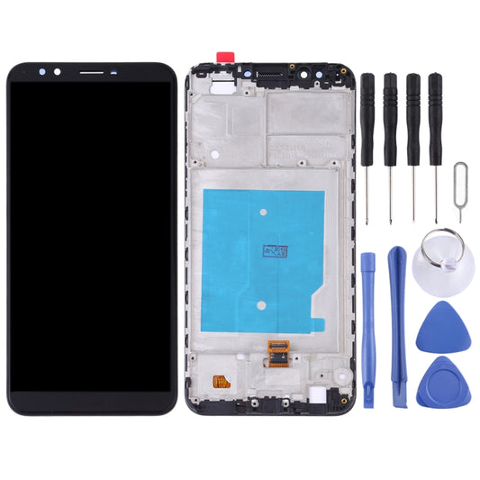LCD Screen and Digitizer Full Assembly with Frame for Huawei Y7 (2018)