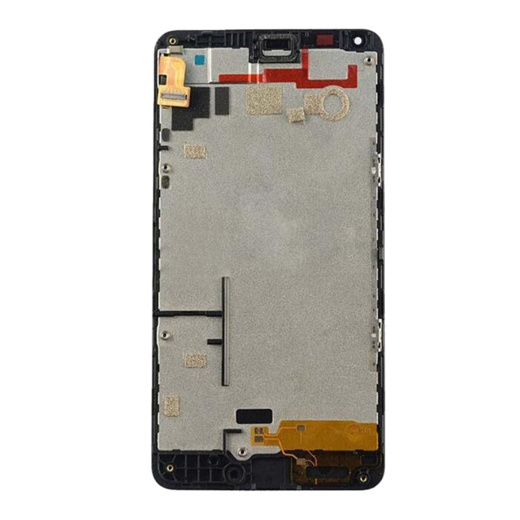 LCD Screen and Digitizer Full Assembly with Frame for Microsoft Lumia 640, For Lumia 640 with Frame Black