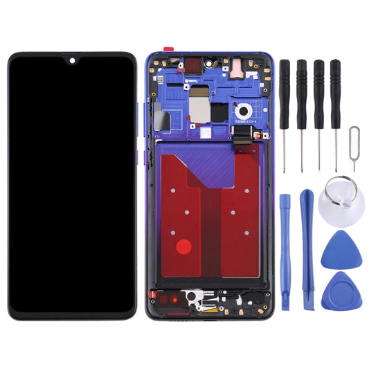LCD Screen and Digitizer Full Assembly with Frame for Huawei Mate 20