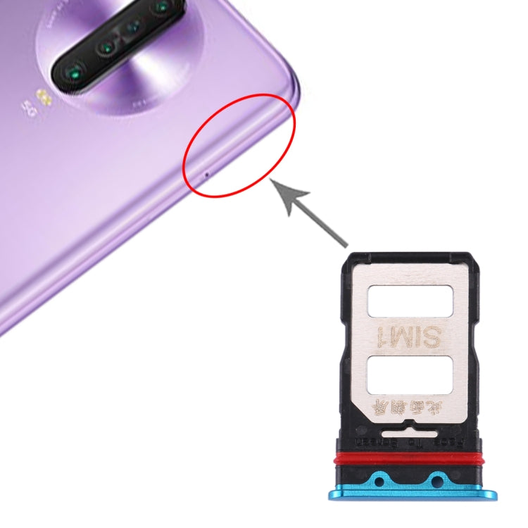 SIM Card Tray + SIM Card Tray for Xiaomi Redmi K30 Pro, For Xiaomi Redmi K30 Pro, For Redmi K30 Pro