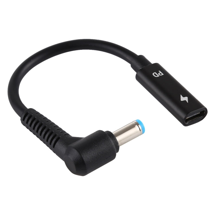 DP 5.5 x 1.7mm to Type-C Female Power Adapter Charger Cable