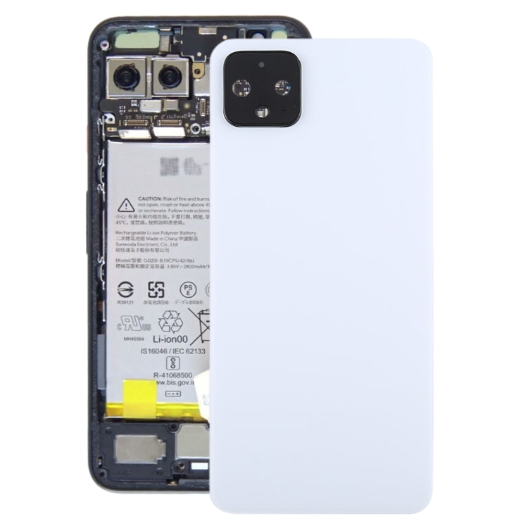 Cache arrière de batterie avec cache d'objectif pour Google Pixel 4