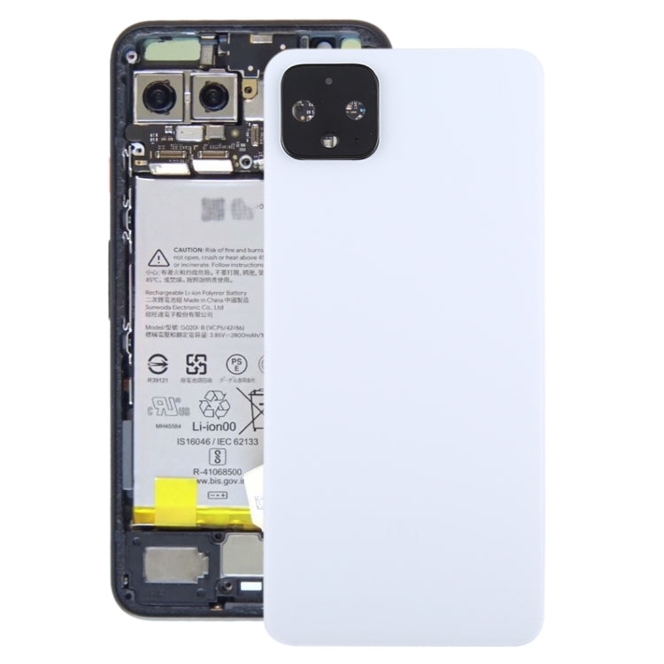 Cache arrière de batterie avec cache d'objectif pour Google Pixel 4XL