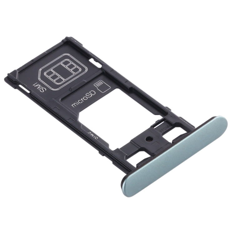 Tiroir pour carte SIM + tiroir pour carte SIM + tiroir pour carte Micro SD pour Sony Xperia XZ2 Compact (marron)