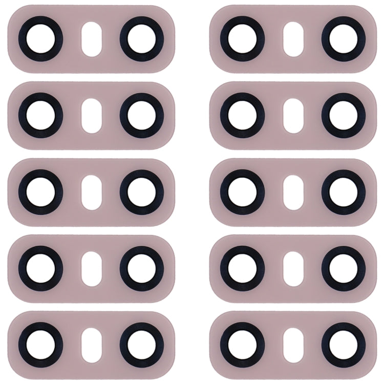 10 PCS Back Camera Lens with Adhesive for LG G6 H870/H871/H872/ LS993, LG G6 (Gold), LG G6 (Pink)
