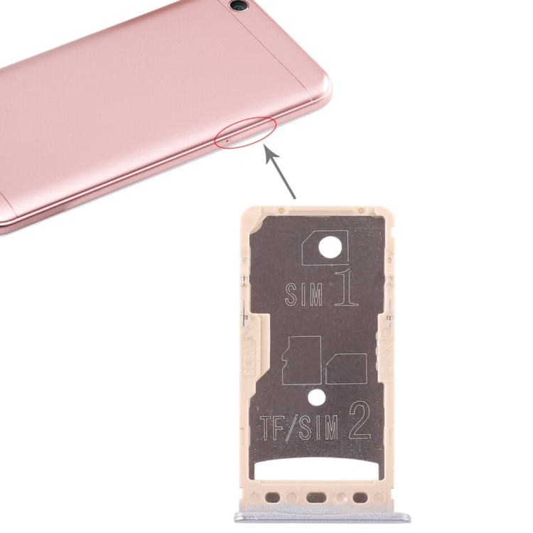 2 SIM Card Tray / Micro SD Card Tray for Xiaomi Redmi 5A, For Xiaomi Redmi 5A, Redmi 5A, For Redmi 5A