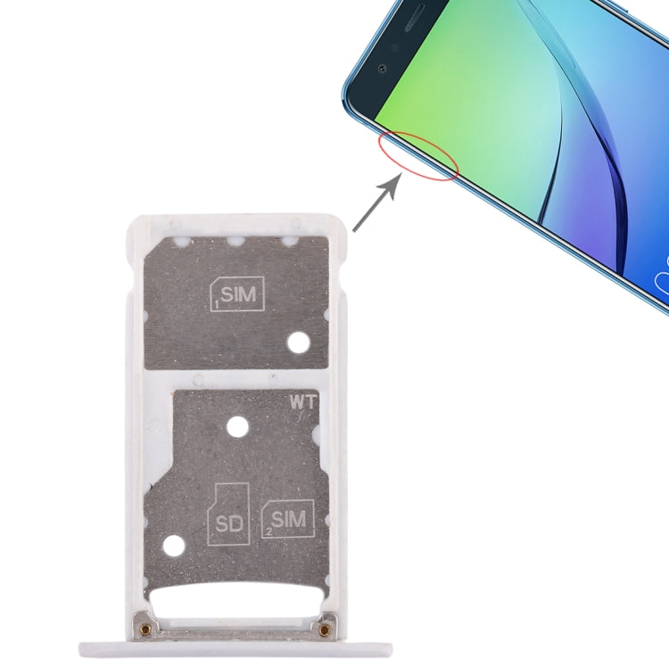 2 SIM-Kartenfach / Micro-SD-Kartenfach für Huawei Enjoy 6 / AL00, Für Huawei Enjoy 6, Für Huawei Enjoy 6 / AL00