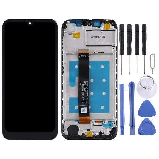 LCD-Bildschirm und Digitizer-Komplettset mit Rahmen für Huawei Y5 (2019), Für Huawei Y5 (2019)