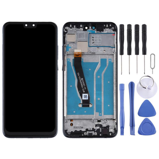 LCD-Bildschirm und Digitizer-Komplettset mit Rahmen für Huawei Y9 (2019), Für Huawei Y9 (2019)