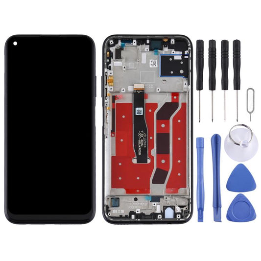 LCD-Bildschirm und Digitizer-Komplettmontage mit Rahmen für Huawei Nova 6 SE, Für Huawei Nova 6 SE
