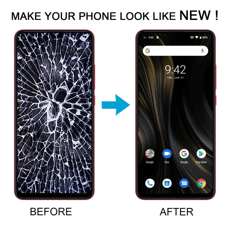Touch Panel + LCD Full Assembly for UMIDIGI Power 3, For UMIDIGI Power 3