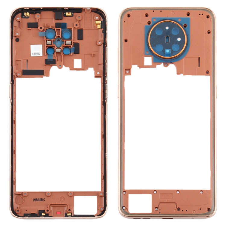 Middle Frame Bezel Plate for Nokia 5.3 TA-1227 / TA-1229 / TA-1223 / TA-12234, For Nokia 5.3 TA-1227, For Nokia 5.3 TA-1227(Green), For Nokia 5.3 TA-1227(Gold)