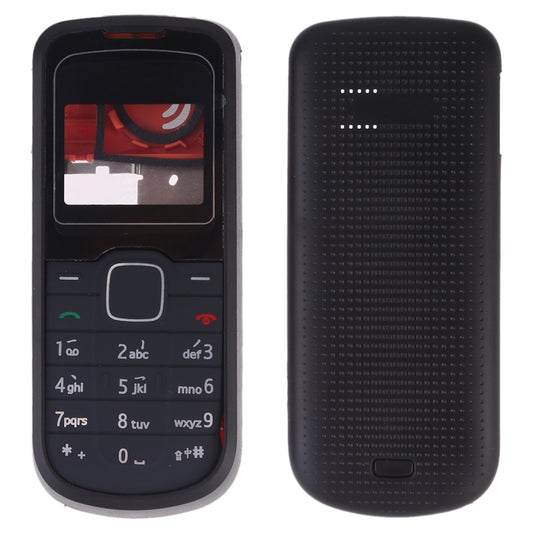 Full Housing Cover (Front Cover + Middle Frame Bezel + Battery Back Cover + Keyboard) for Nokia 1202, For Nokia 1202