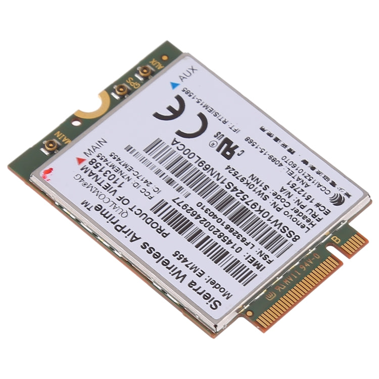 Módulo EM7455 Sierra Wireless FDD/TDD LTE Cat6 4G, tarjeta 4G para portátiles Lenovo ThinkPad P50, P50S, P40, Yoga L460, T460, T460P, T460S, EM7455