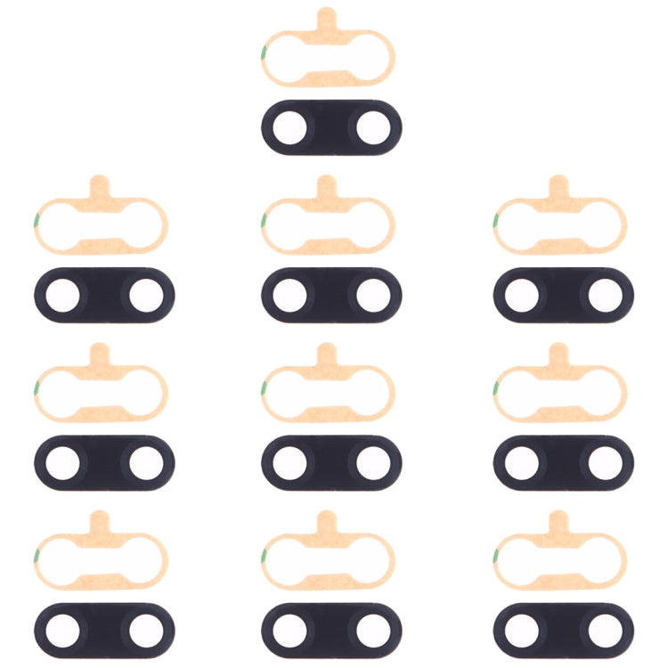 For Huawei Y7 2019 / Y7 Prime 2019 / P Smart 2019 / Y7 Pro 2019 10pcs Back Camera Lens & Adhesive