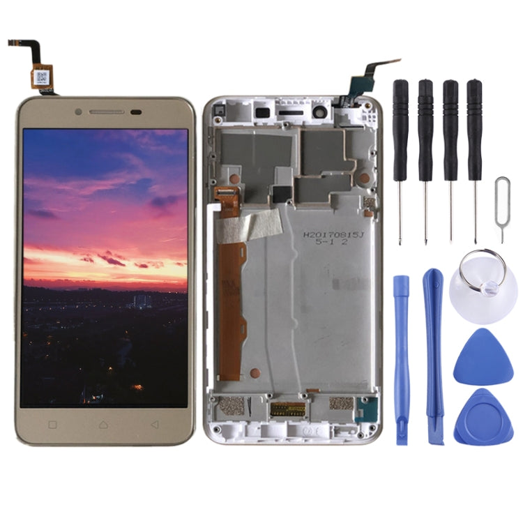 LCD Screen and Digitizer Full Assembly with Frame for Lenovo Vibe K5 A6020A40, For Lenovo Vibe K5